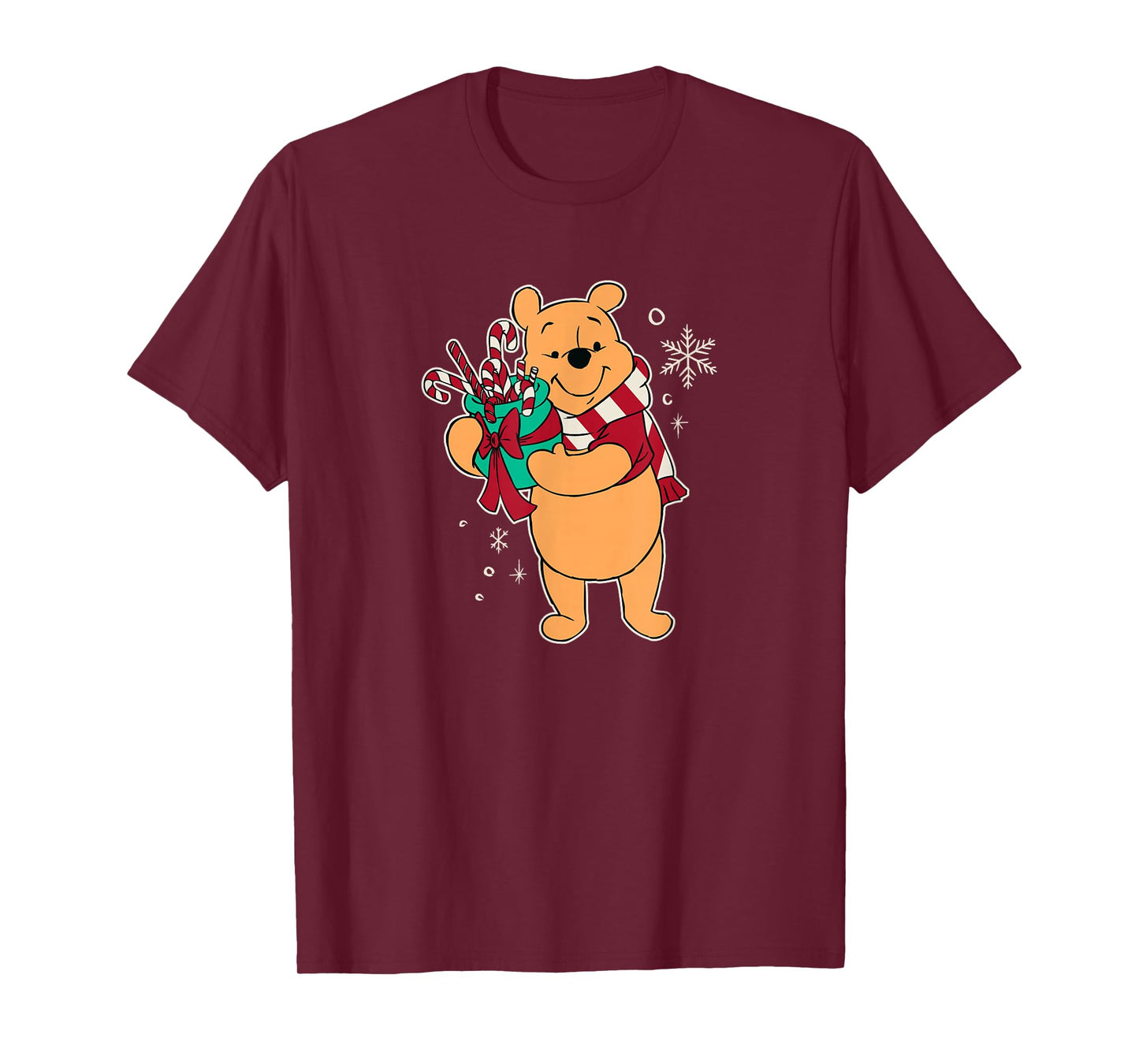 Disney - Holiday Pooh Bear loves Candy Canes T-Shirt