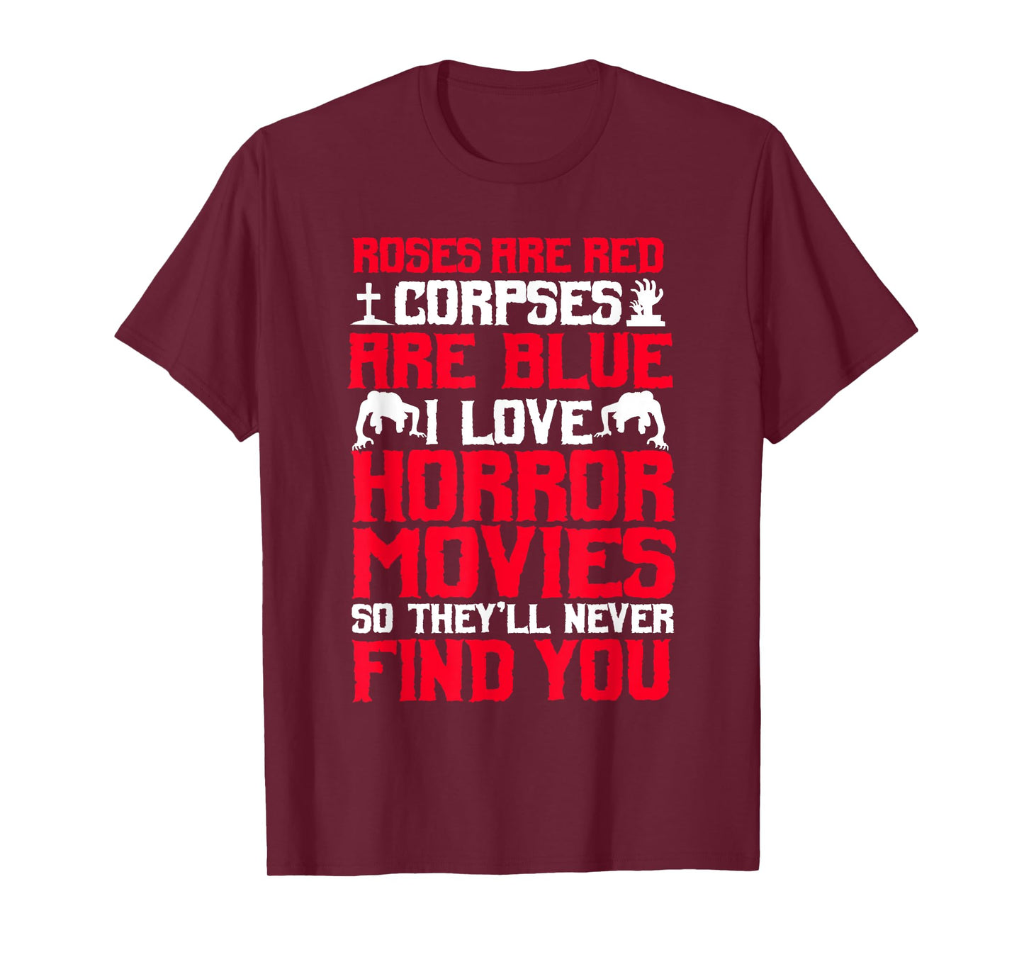 Horror Movies Thriller Halloween Fans Scary Film Lovers T-Shirt