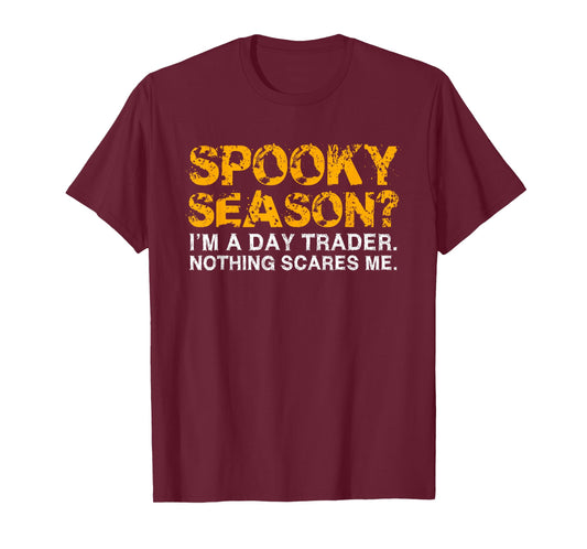 Spooky Season Day Trader stock market halloween costume T-Shirt