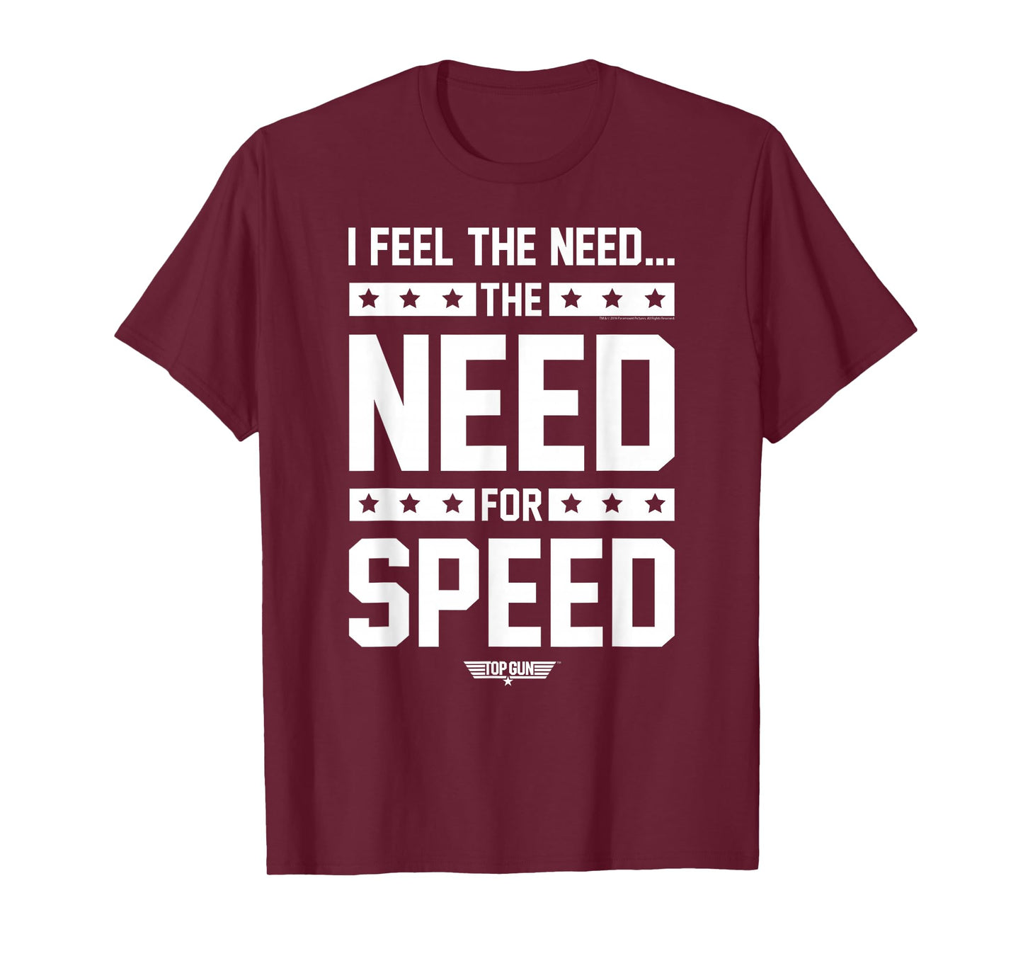 Top Gun The Need for Speed Type Retro 80's Action Movie T-Shirt