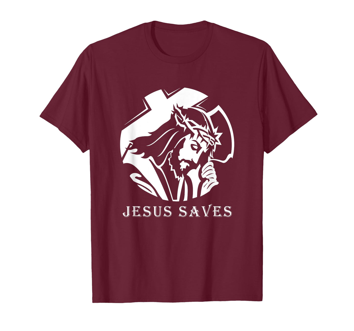 Jesus Saves T-Shirt Christian Vintage Cool Christ Church Tee