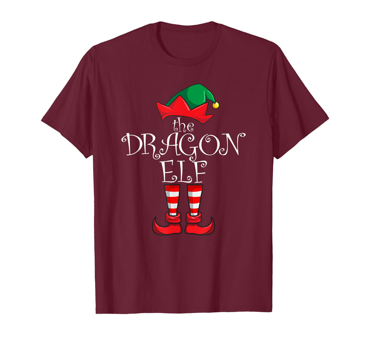 Dragon Elf Matching Family Christmas Party Pajama Dragon Elf T-Shirt