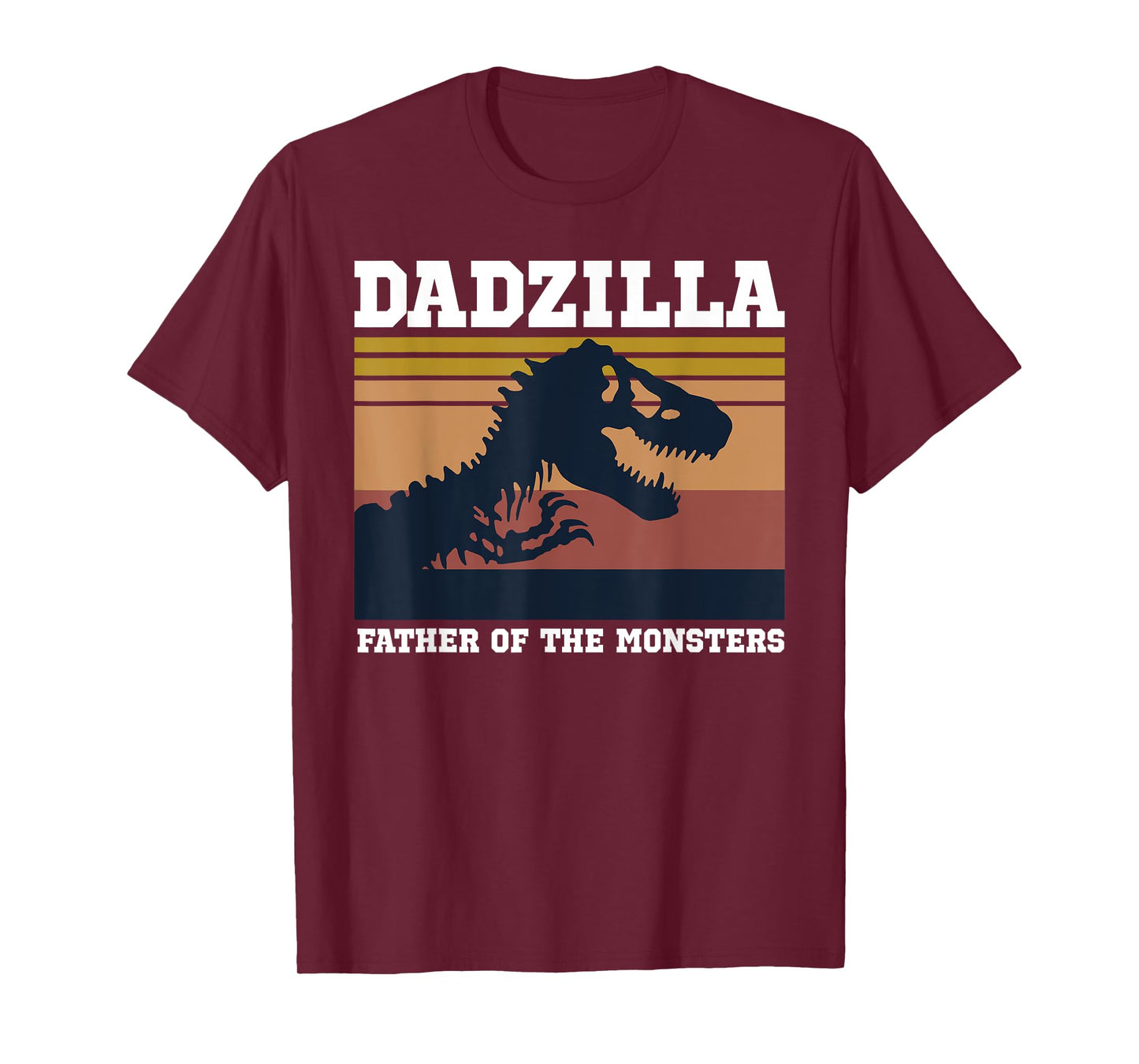 Dadzilla Father Of The Monsters Retro Vintage T-Shirt