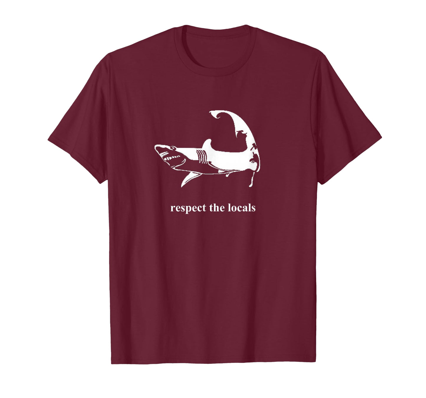 Cape Cod Shark Respect The Locals T-Shirt T-Shirt