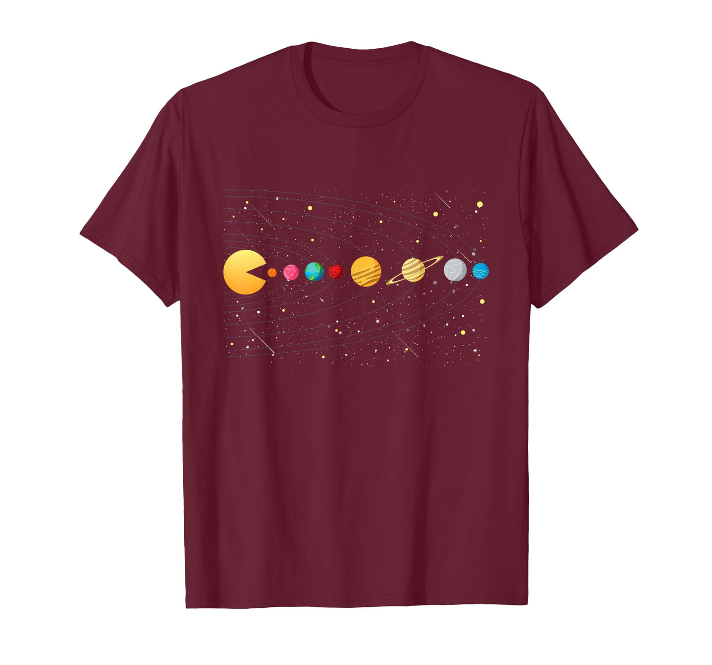 Funny Solar System - Astronauts Space Video Games T-Shirt