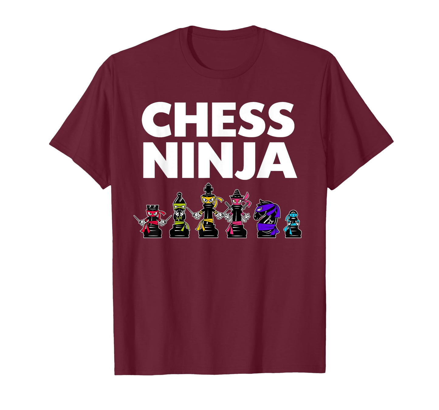 Cool Chess Art For Kids Boys Men Chess Player Chess Lovers T-Shirt