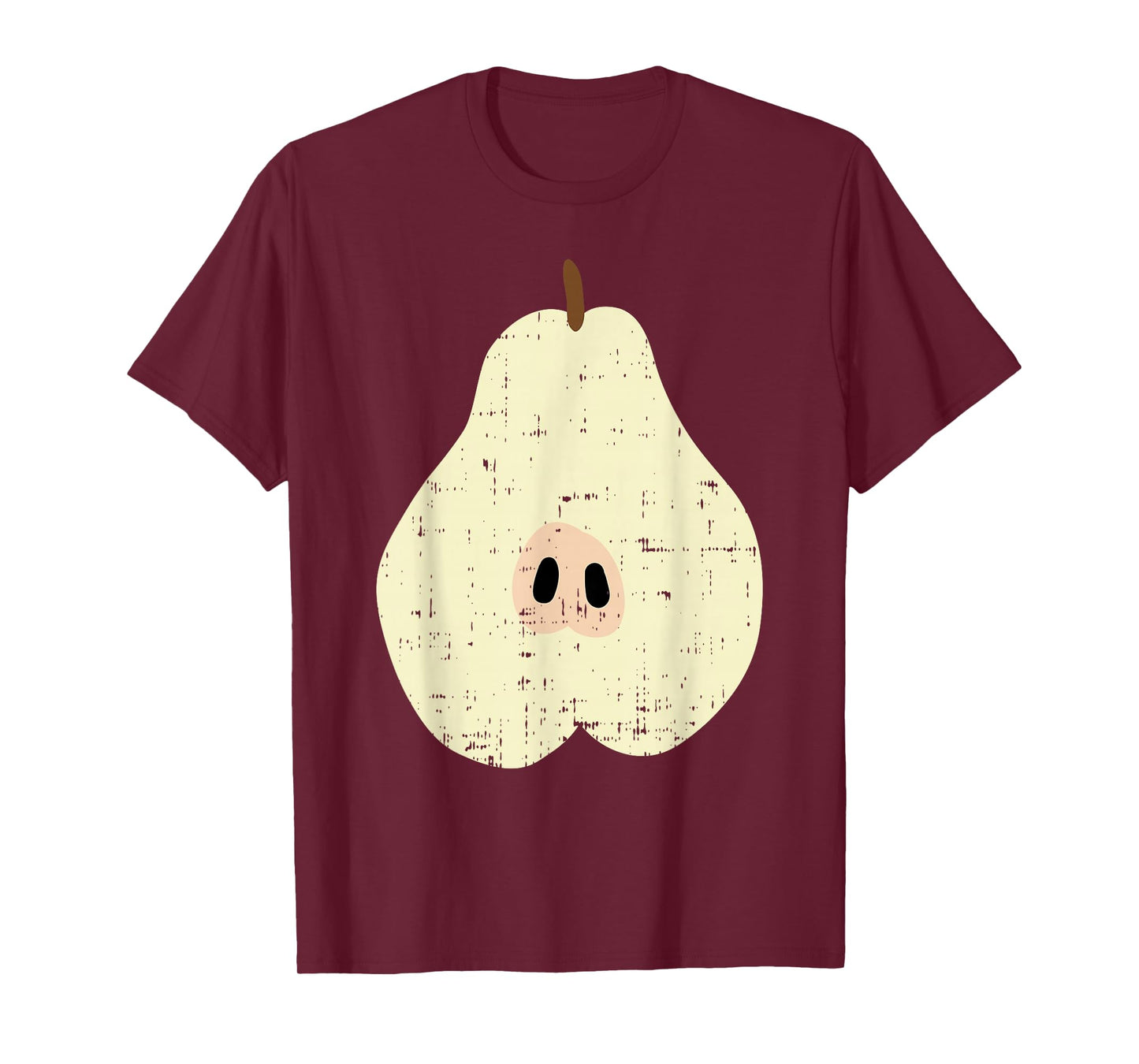 Pear Funny Fruit Food Lazy DIY Easy Halloween Costume T-Shirt