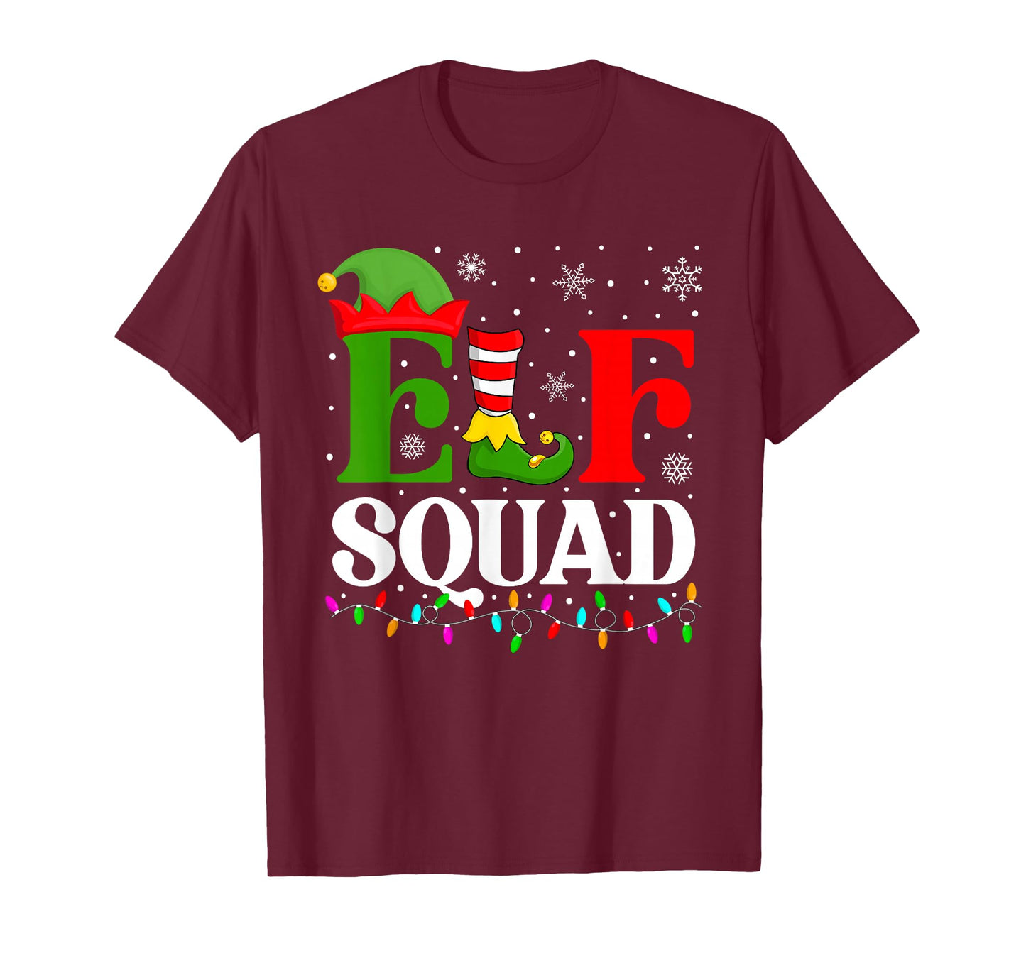 Christmas Elf Squad Shirts Xmas Matching Pajamas Men Women T-Shirt