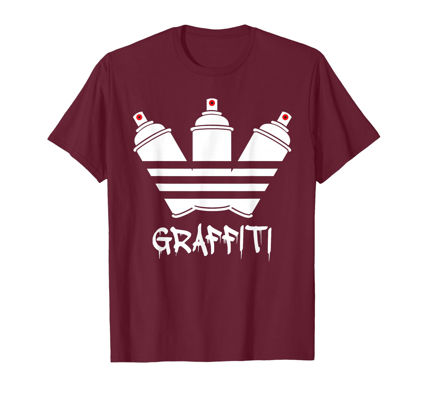 Graffiti Spray Cans Red Nozzle Unisex T-Shirt