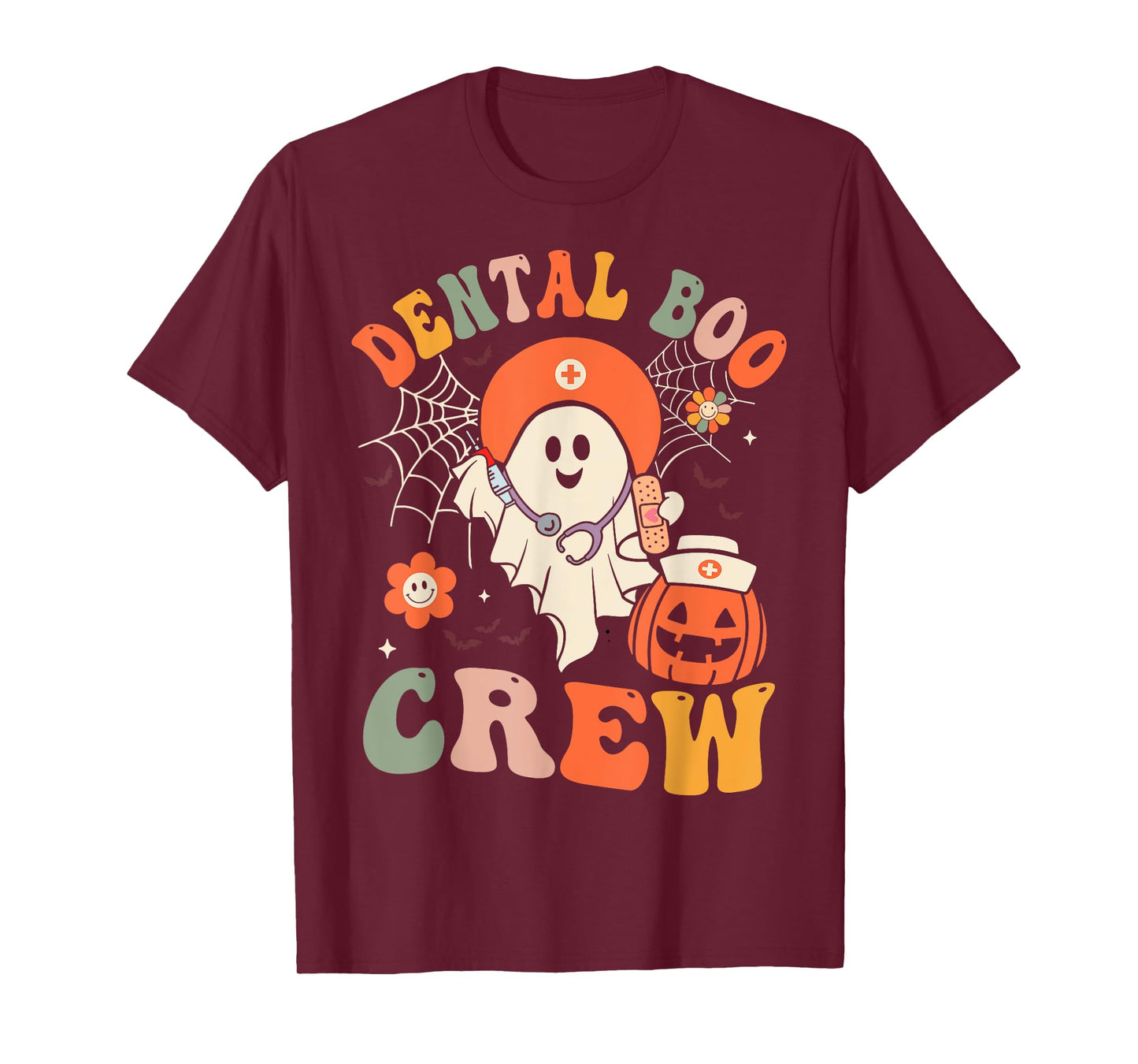 Dental Boo Crew Cute Dental Halloween Dentist T-Shirt