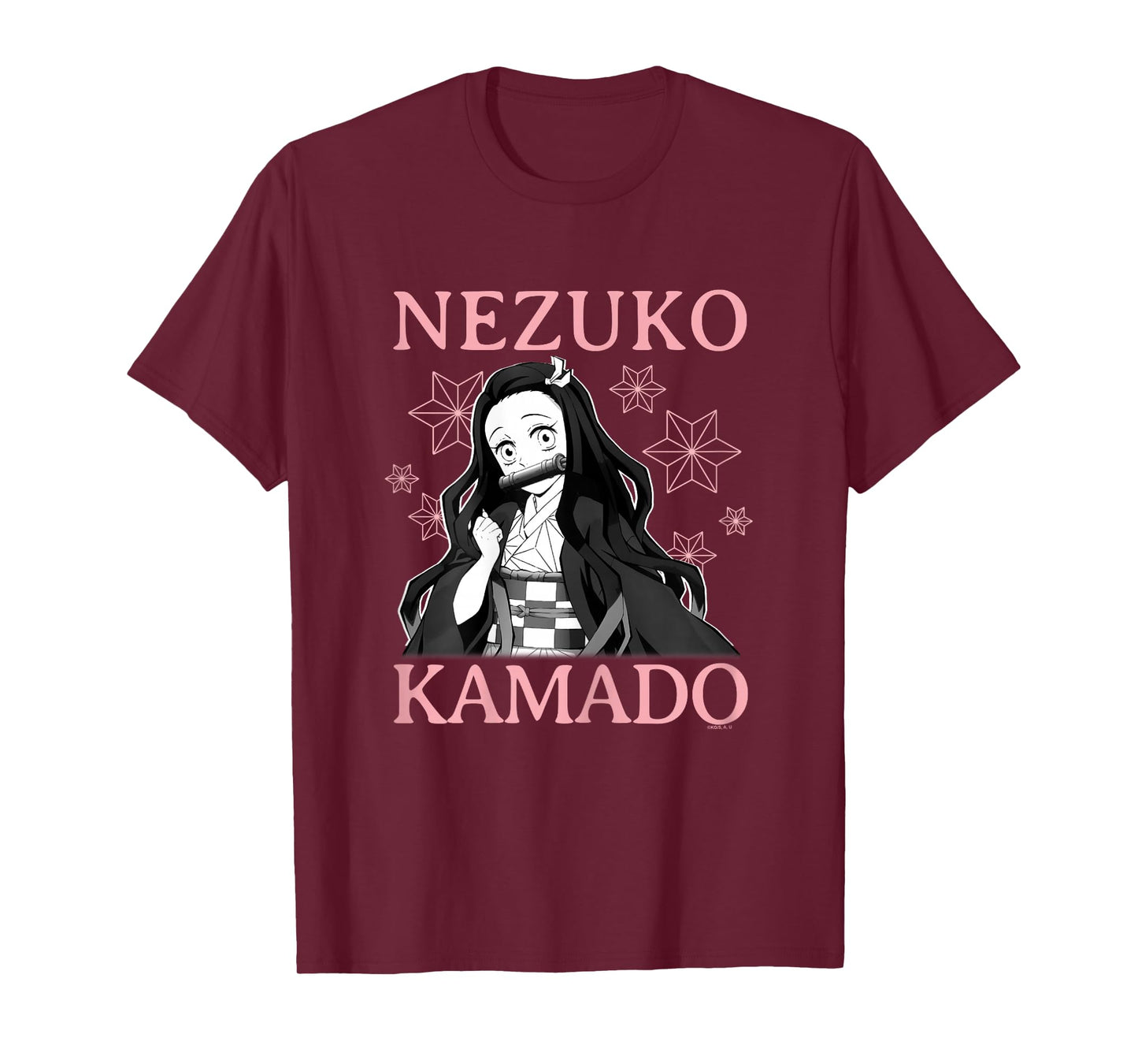 Demon Slayer: Kimetsu no Yaiba Nezuko Pink Kawaii T-Shirt