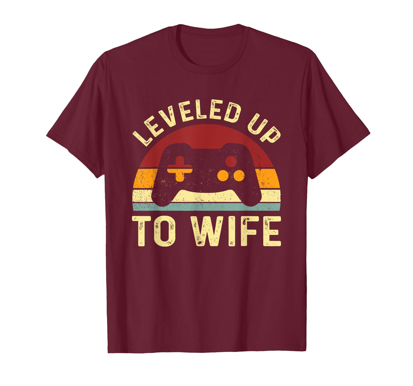 Leveled up To Wife - Newlywed Bride - Just Married Couple T-Shirt