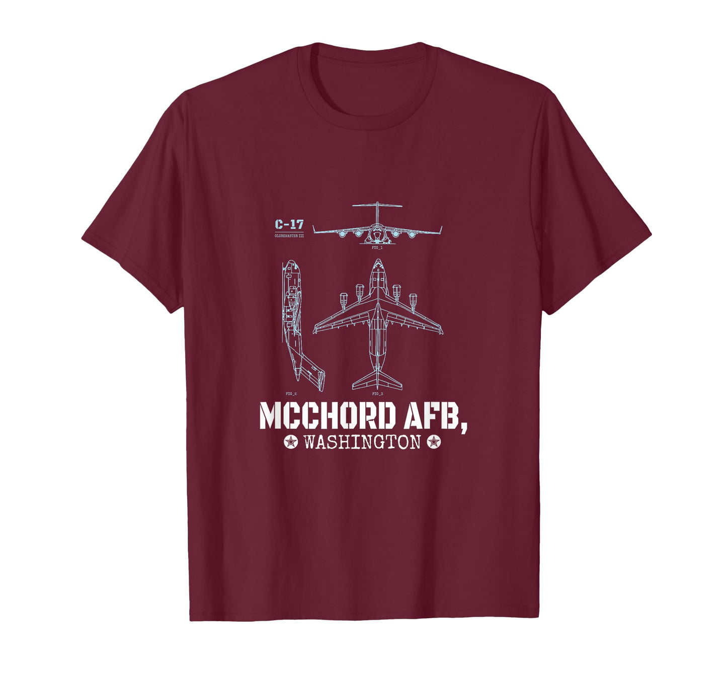 McChord AFB Tees: C-17 Cargo Plane, McChord AFB T-shirt T-Shirt