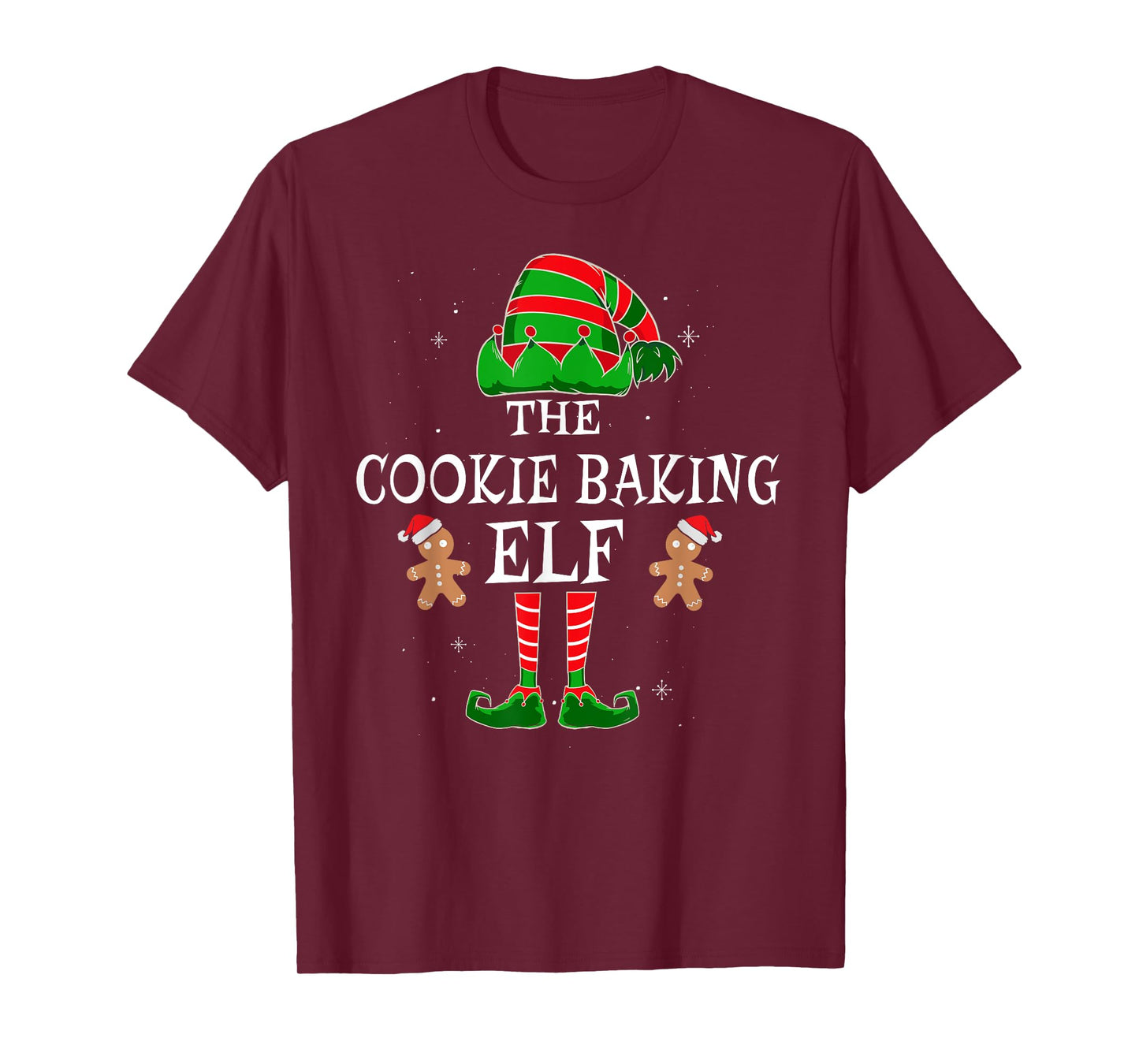 The Cookie Baking Elf Group Matching Family Christmas Funny T-Shirt
