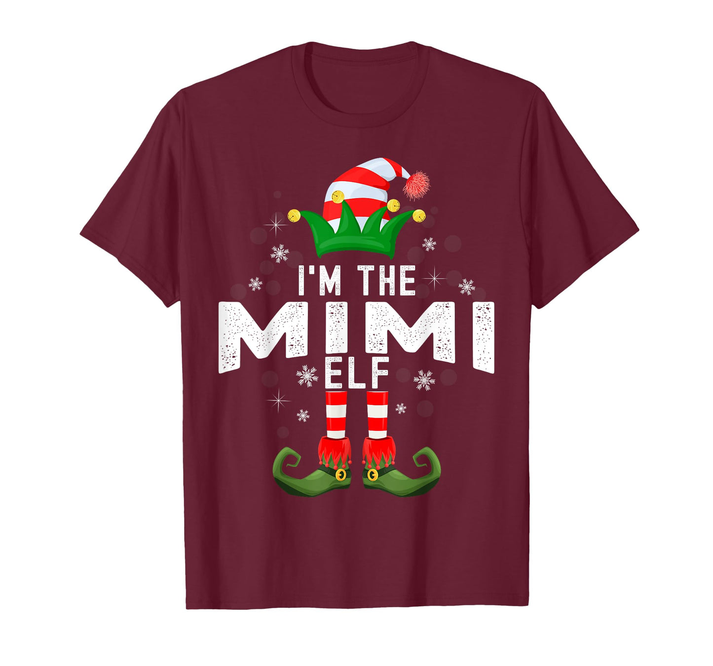 I'm The Mimi Elf Christmas Family PJS Costume T-Shirt