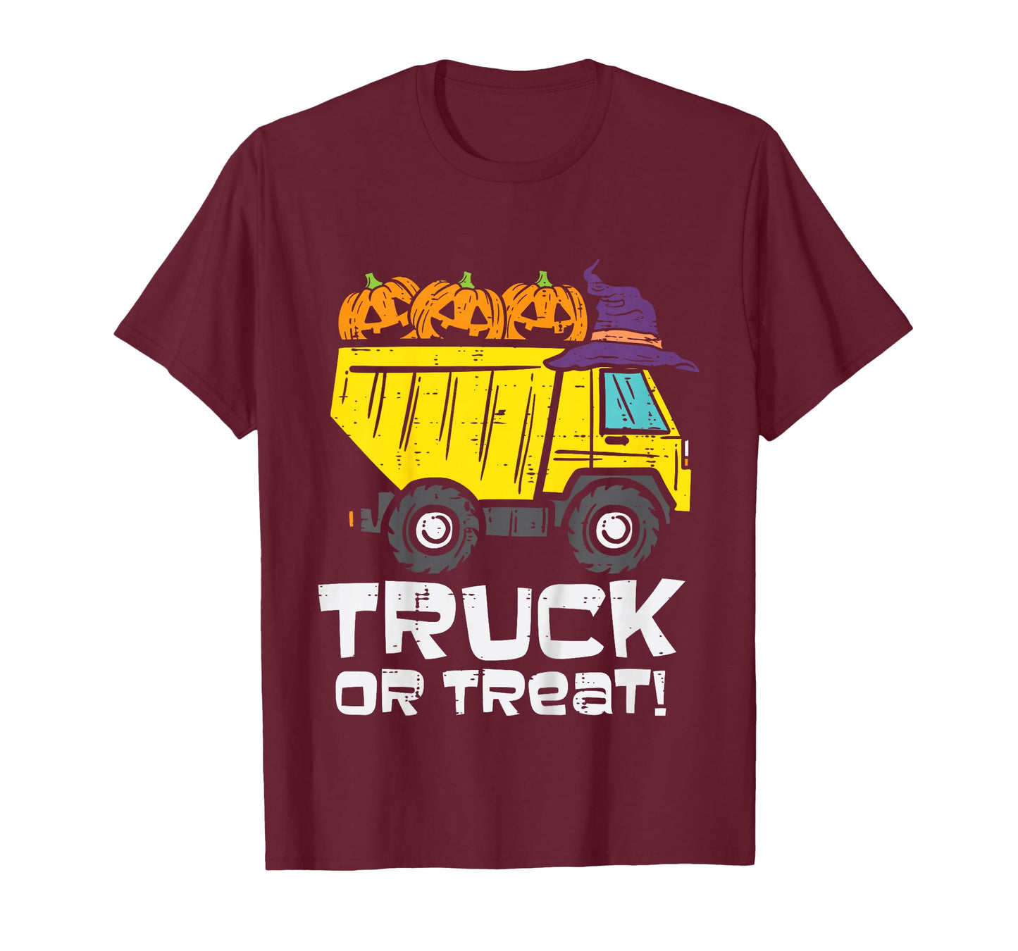 Kids Dump Truck Or Treat Halloween Costume Toddler Boys Kids T-Shirt