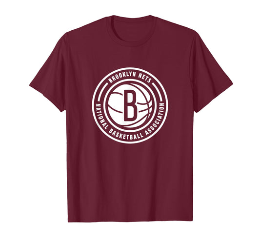 NBA - Brooklyn Nets Circle Logo Black T-Shirt