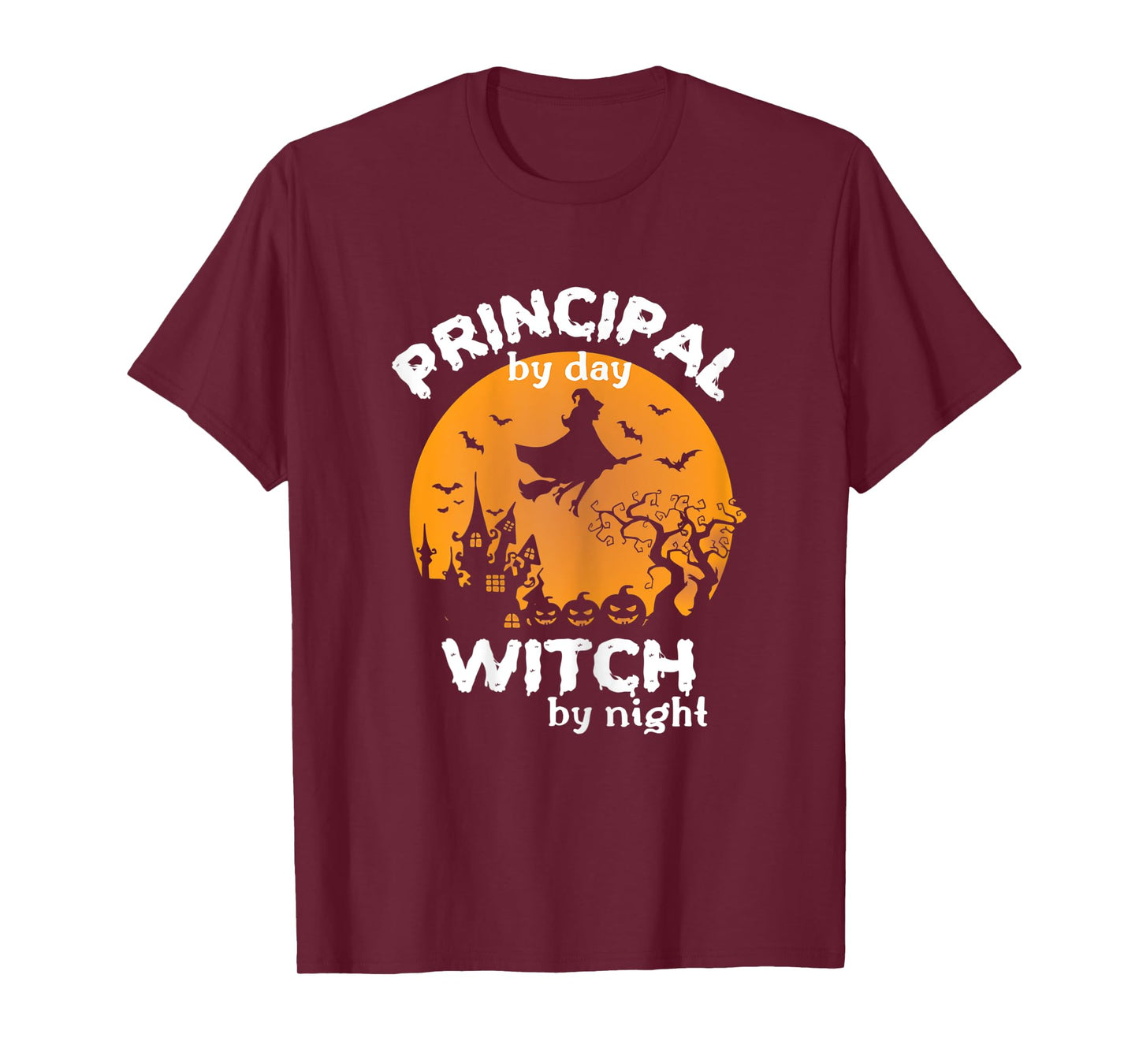 Womens Funny Witch Women School Principal Halloween Costume T-Shirt
