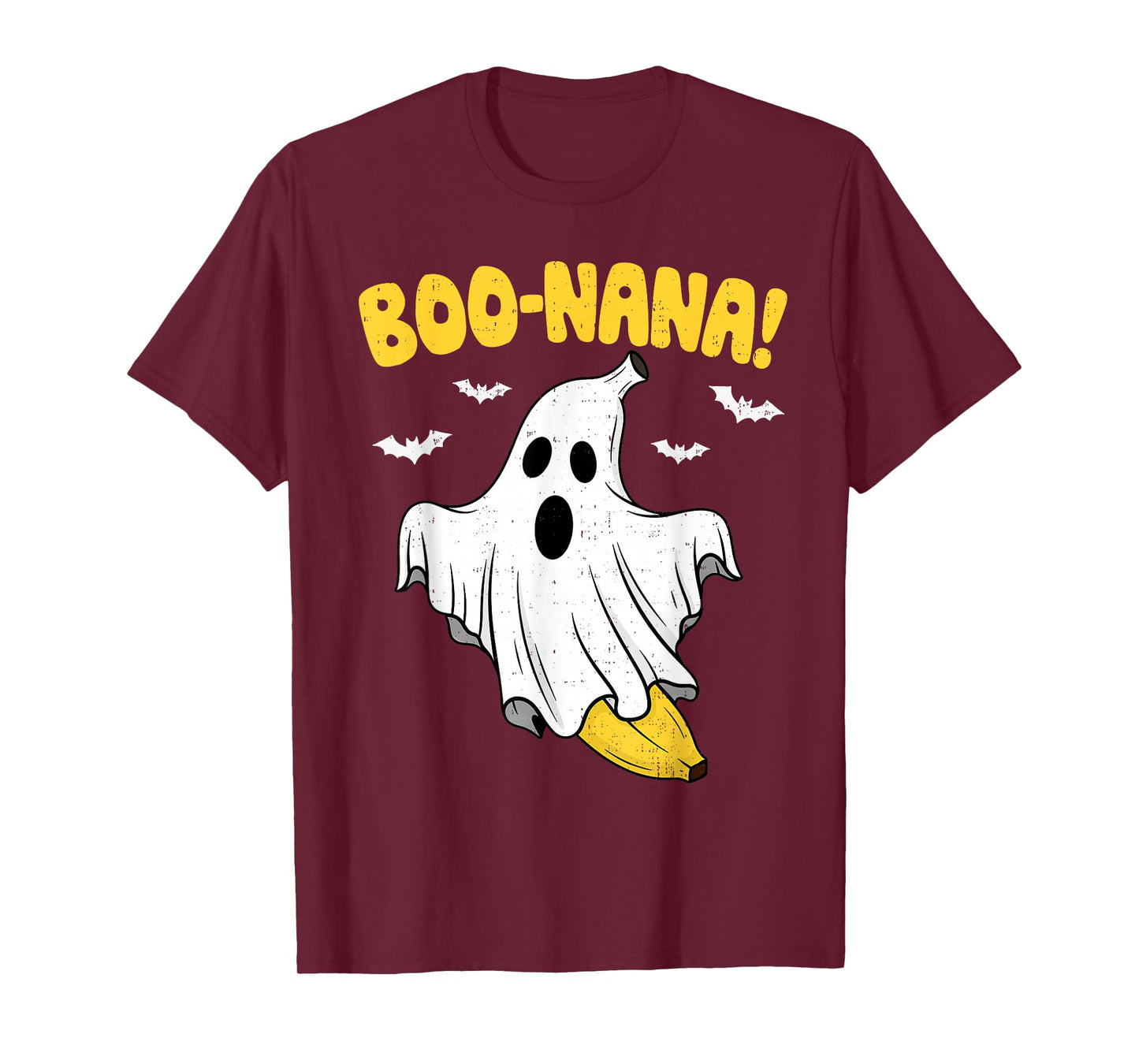 Funny Banana Ghost Boo Pun Halloween Costume Men Women Kids T-Shirt
