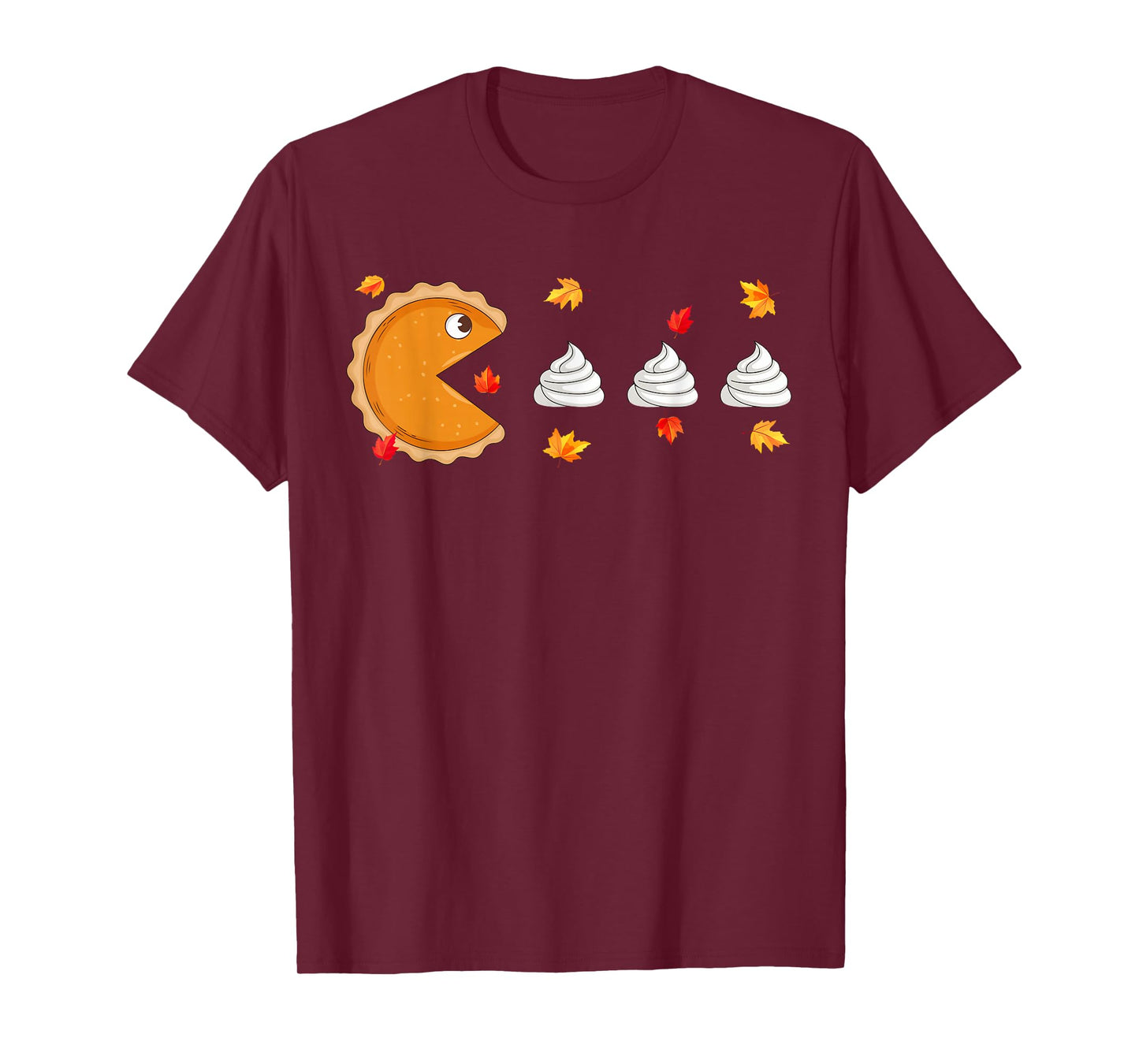 Pumpkin Pie Eating Creams Thanksgiving Food Lover Kids T-Shirt
