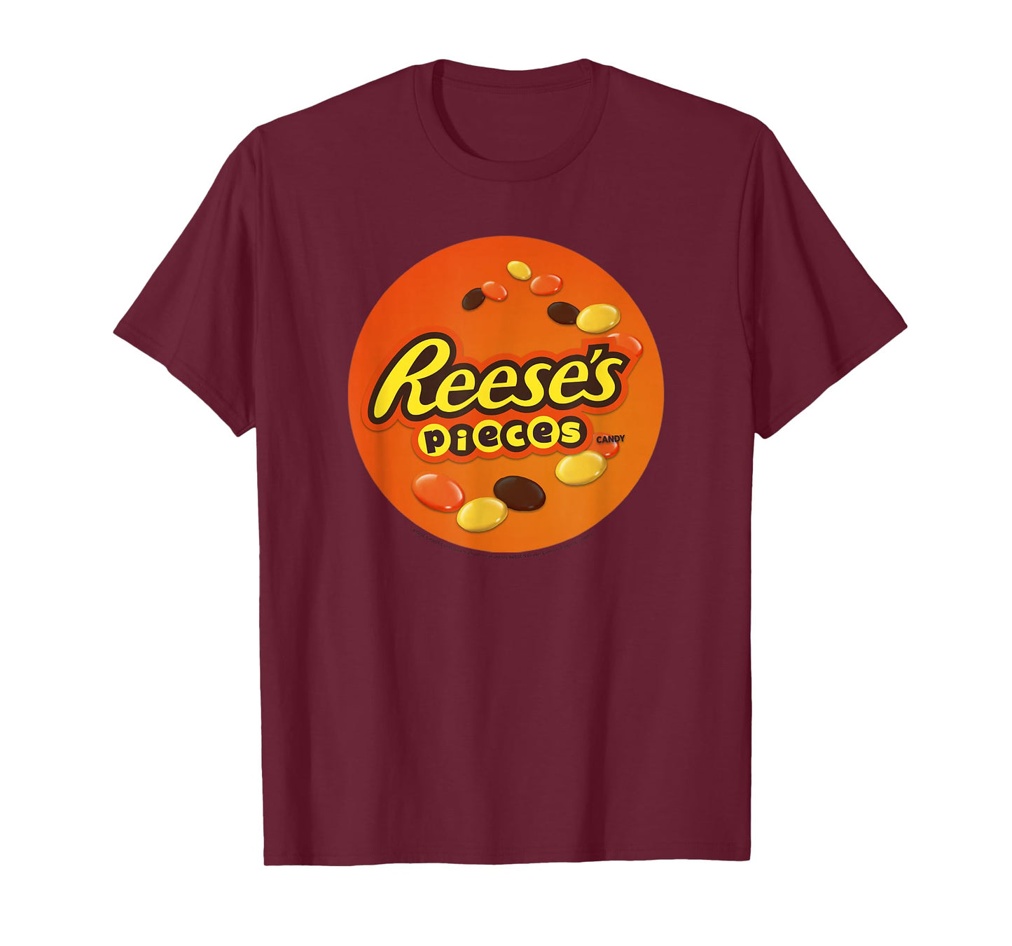 Reese's Pieces Candy Chocolate Circular Logo T-Shirt