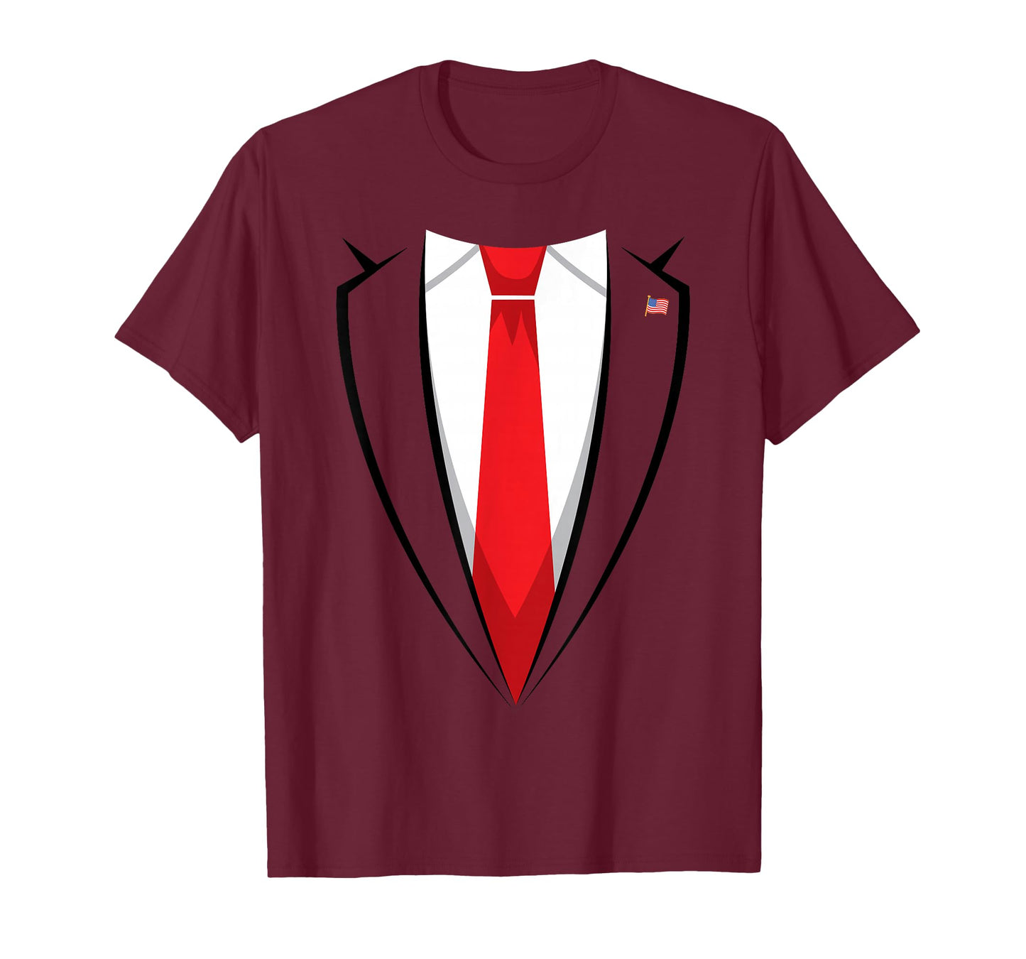 Halloween Trump Suit Shirt US President Easy Costume T-Shirt
