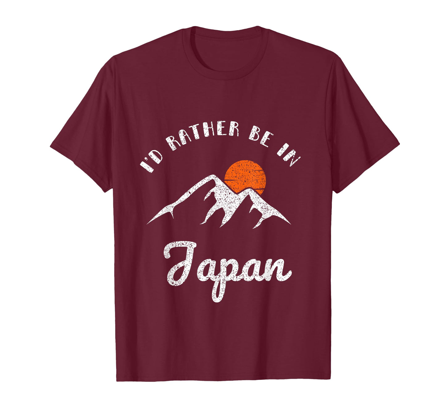I'd Rather Be In Japan Vintage Retro Japan T-Shirt