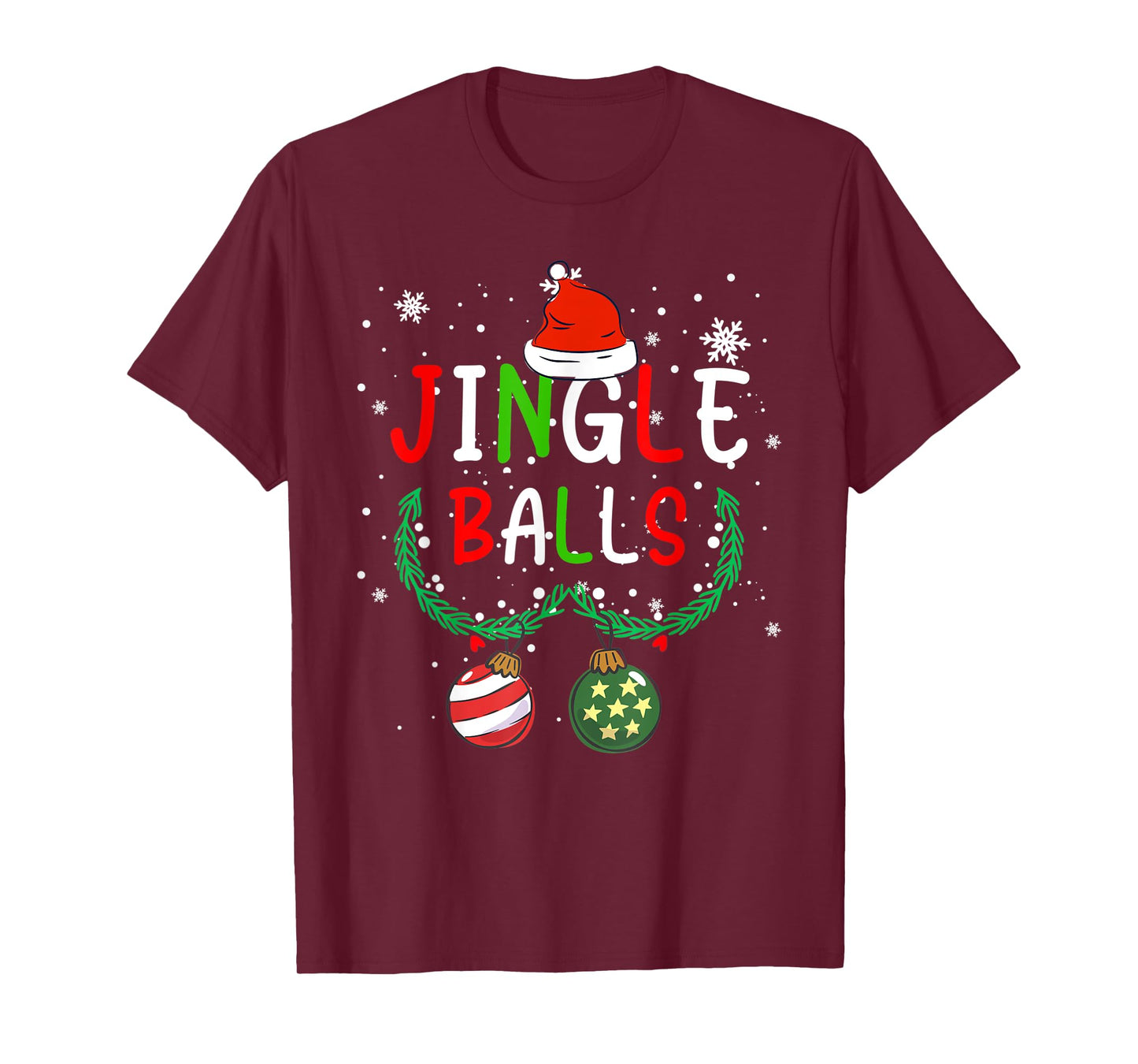Jingle Balls Tinsel Tits Couple Chestnuts Christmas Family T-Shirt