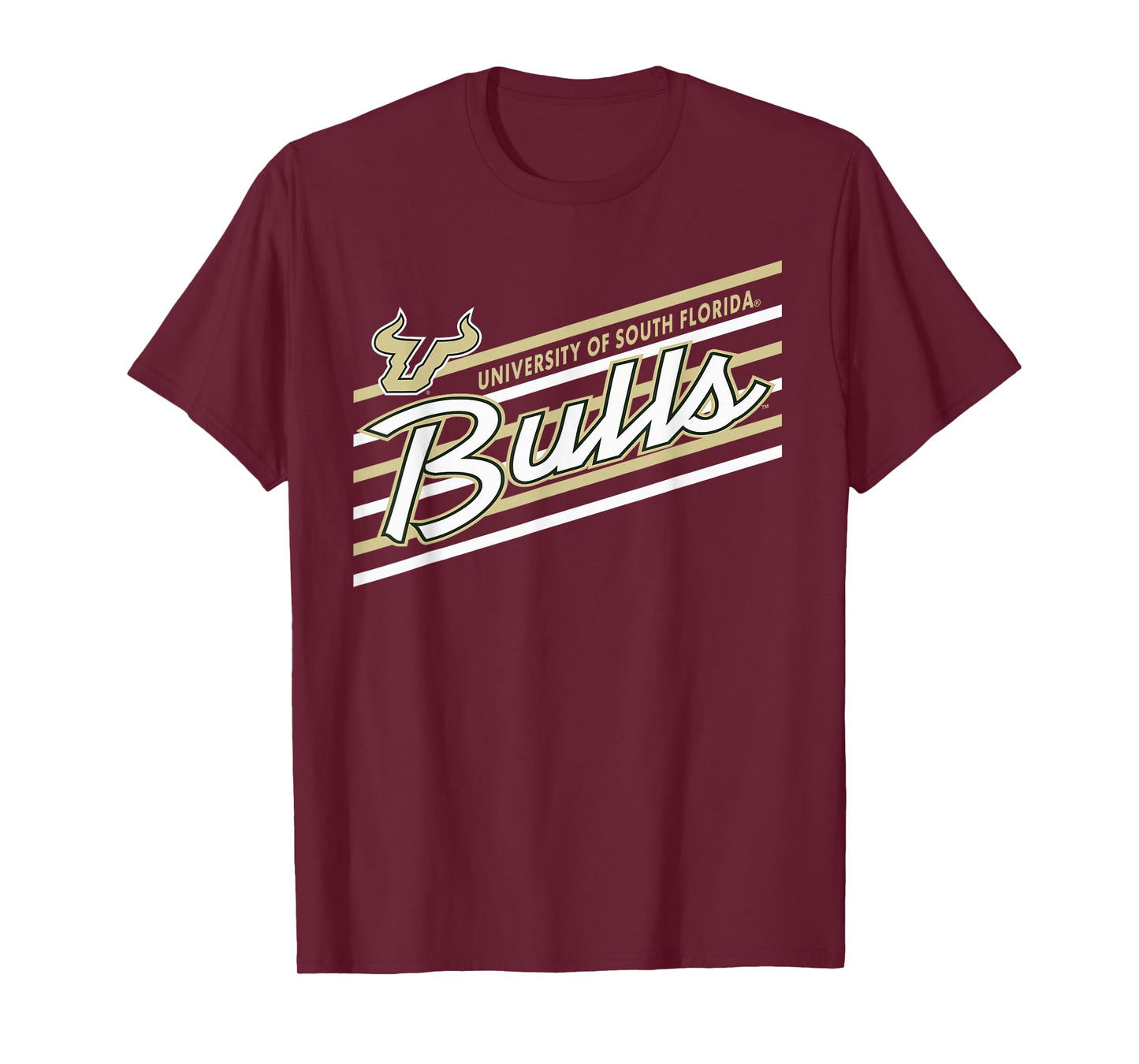 South Florida Bulls Retro Performer Team Officially Licensed T-Shirt