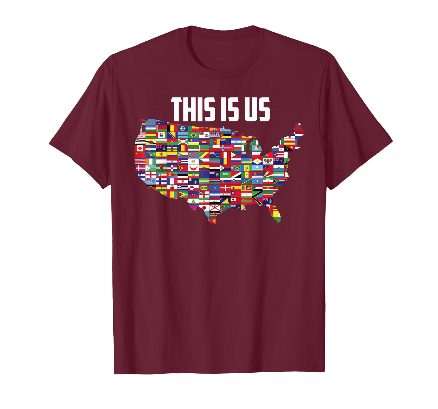 This Is US International Flags Citizens Immigrant Gift T-Shirt