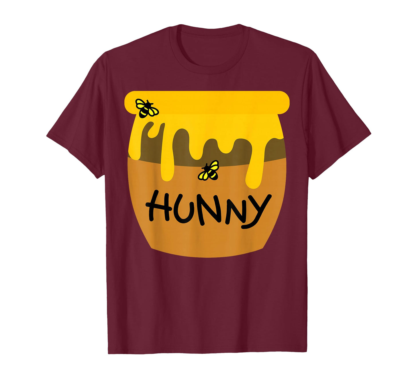 Cute Hunny Pot Halloween Funny Cartoon Honey Jar Look T-Shirt
