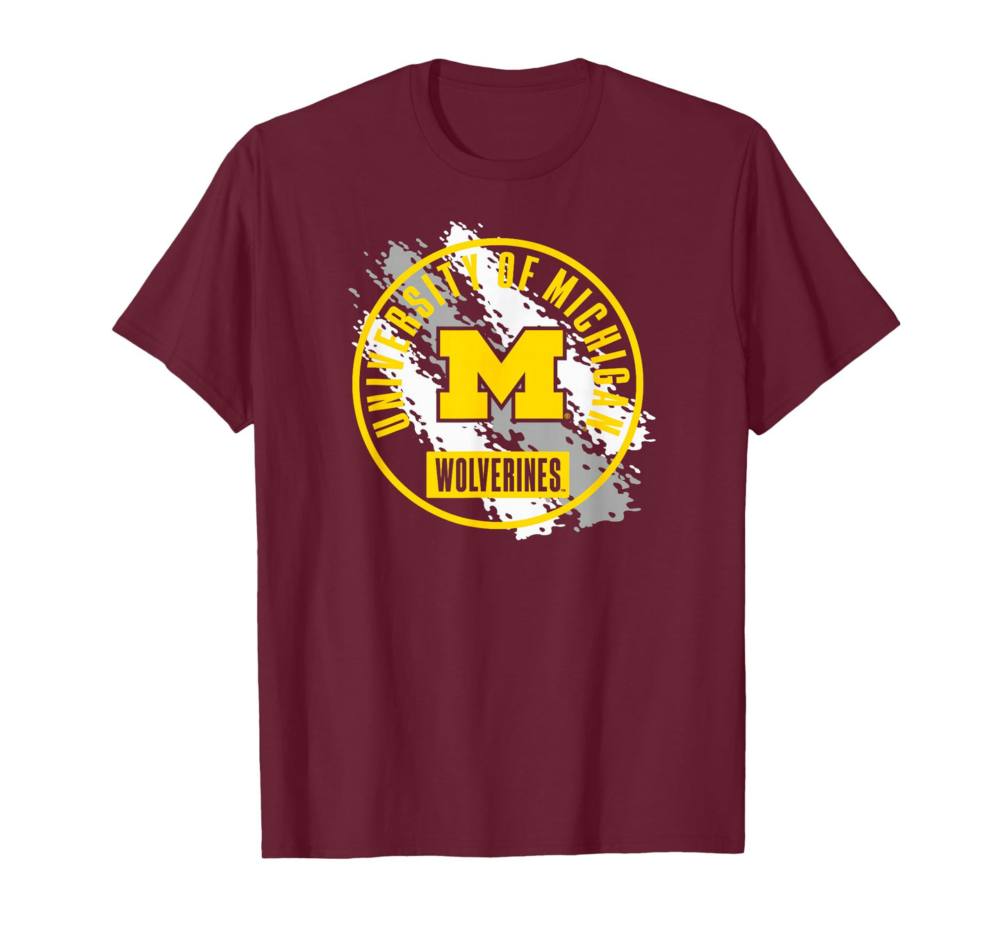 Michigan Wolverines Retro Paint Navy Officially Licensed T-Shirt