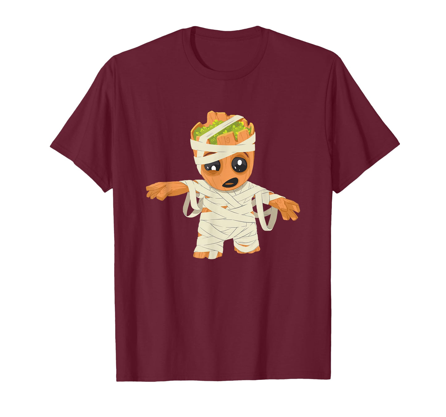 Marvel Classic Halloween Baby Groot Cute Mummy Costume T-Shirt