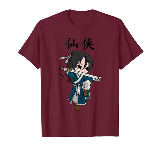 Cartoon Wuxia Xianxia Xuanhuan Jianghu Daoist Immortal T-Shirt