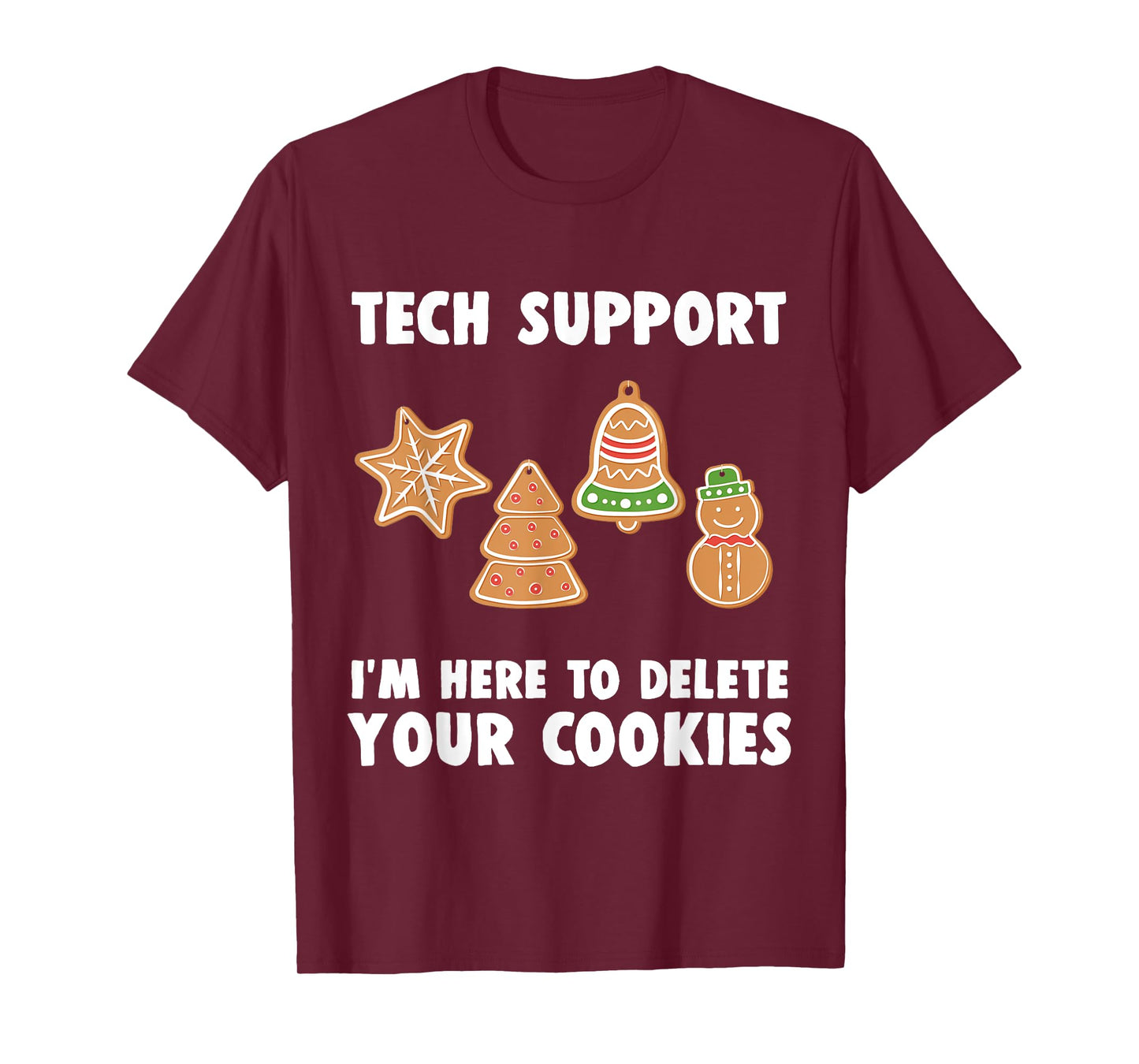 Funny Christmas Tech Support Shirt Computer Programmer Gift T-Shirt