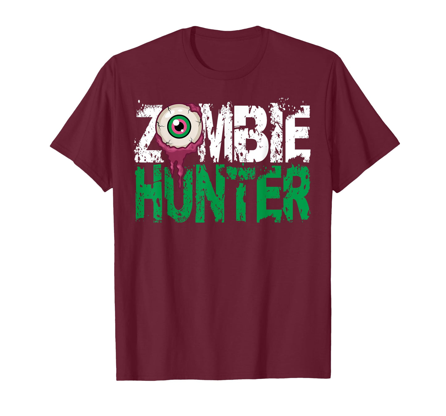 Zombie Hunter Halloween Shirt Cute with an Eye Hunting Gift T-Shirt