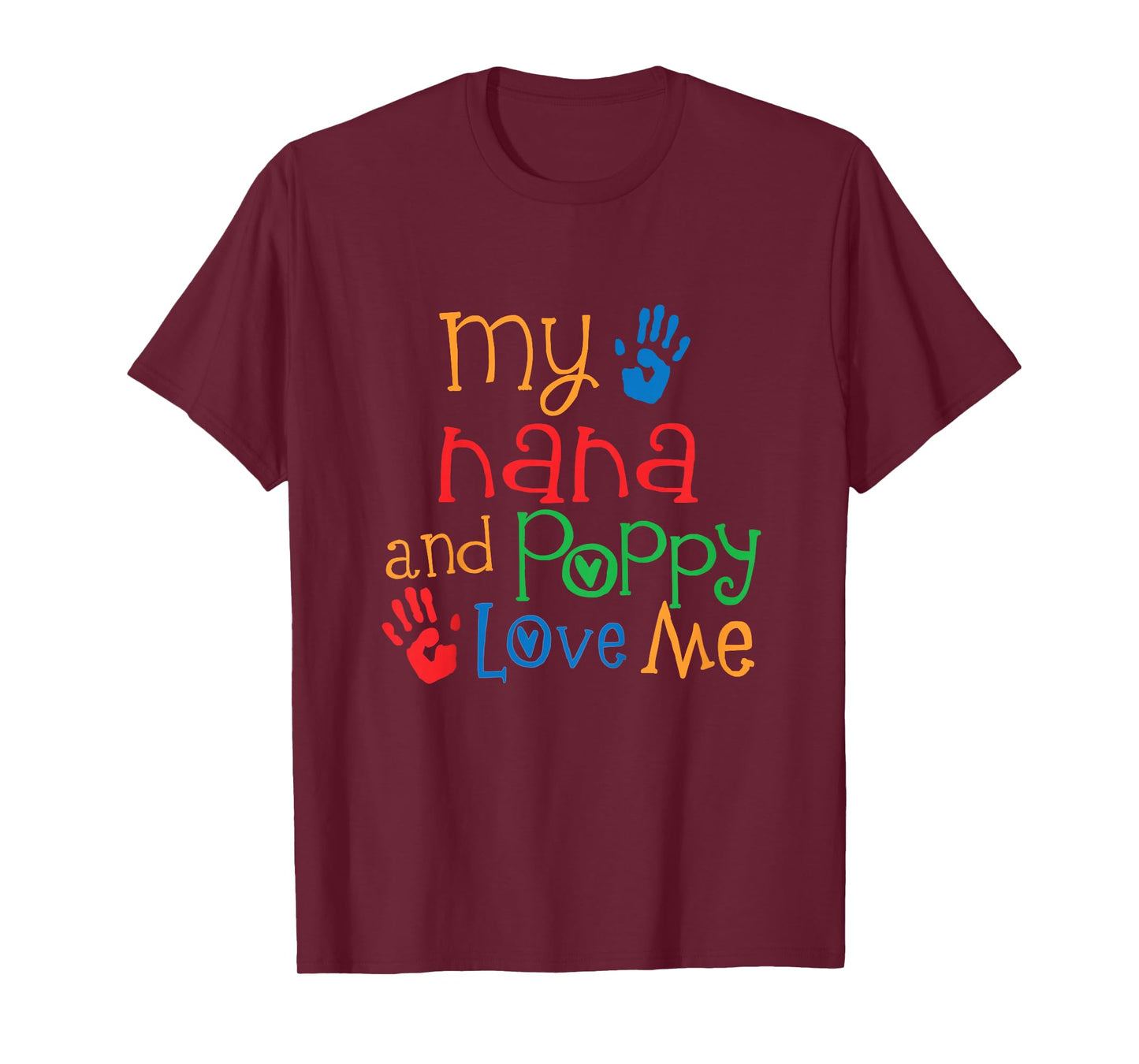 Kids My Nana and Poppy Love Me T-Shirt