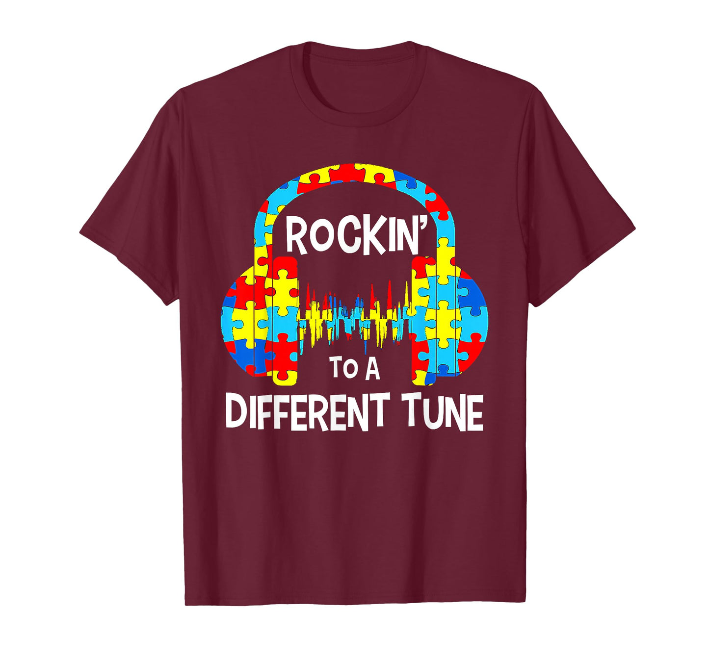 Autism Game - Rocking To A Different Tune For Gamer Boys T-Shirt