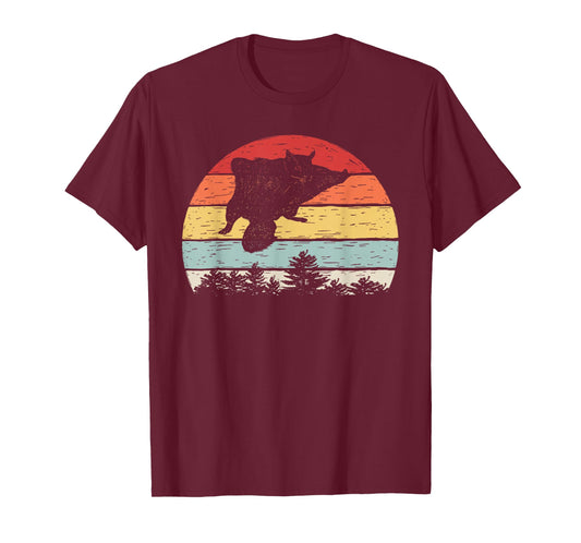 Catch Some Rays Vintage Retro Flying Squirrel T-Shirt