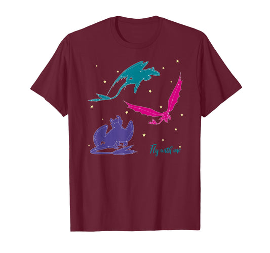 DreamWorks How to Train Your Dragon 3 Fly with Me T-Shirt
