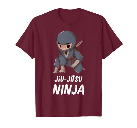 Jiu-Jitsu Ninja Boy Funny Martial Arts Sports T-Shirt