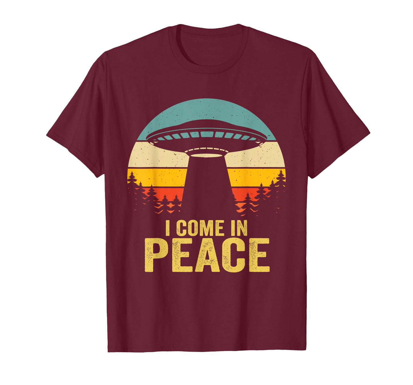 I Come In Peace im Peace Matching Couples Alien T-Shirt