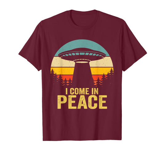 I Come In Peace im Peace Matching Couples Alien T-Shirt