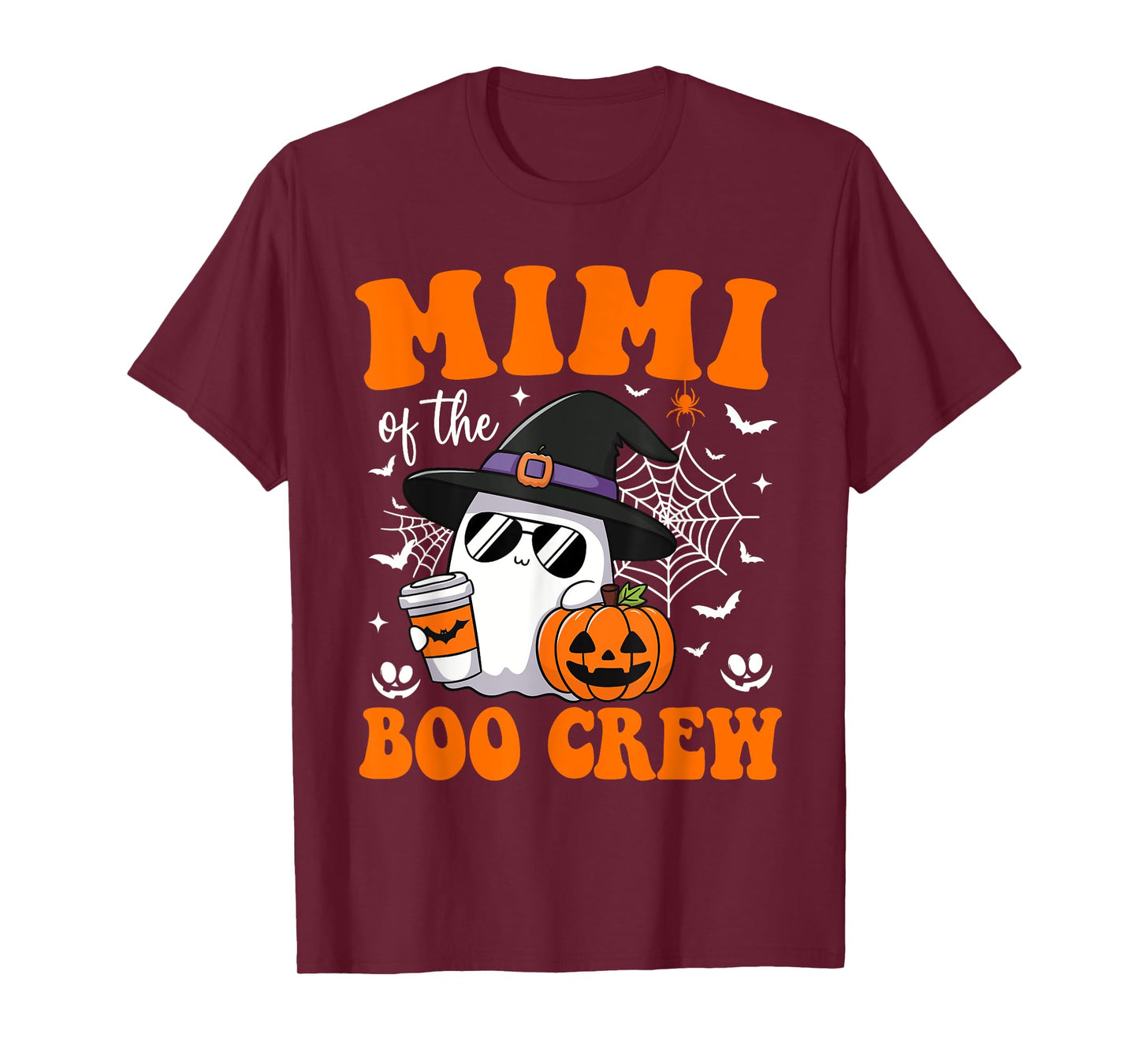 Mimi Boo Crew Groovy Ghost Matching Family Halloween T-Shirt