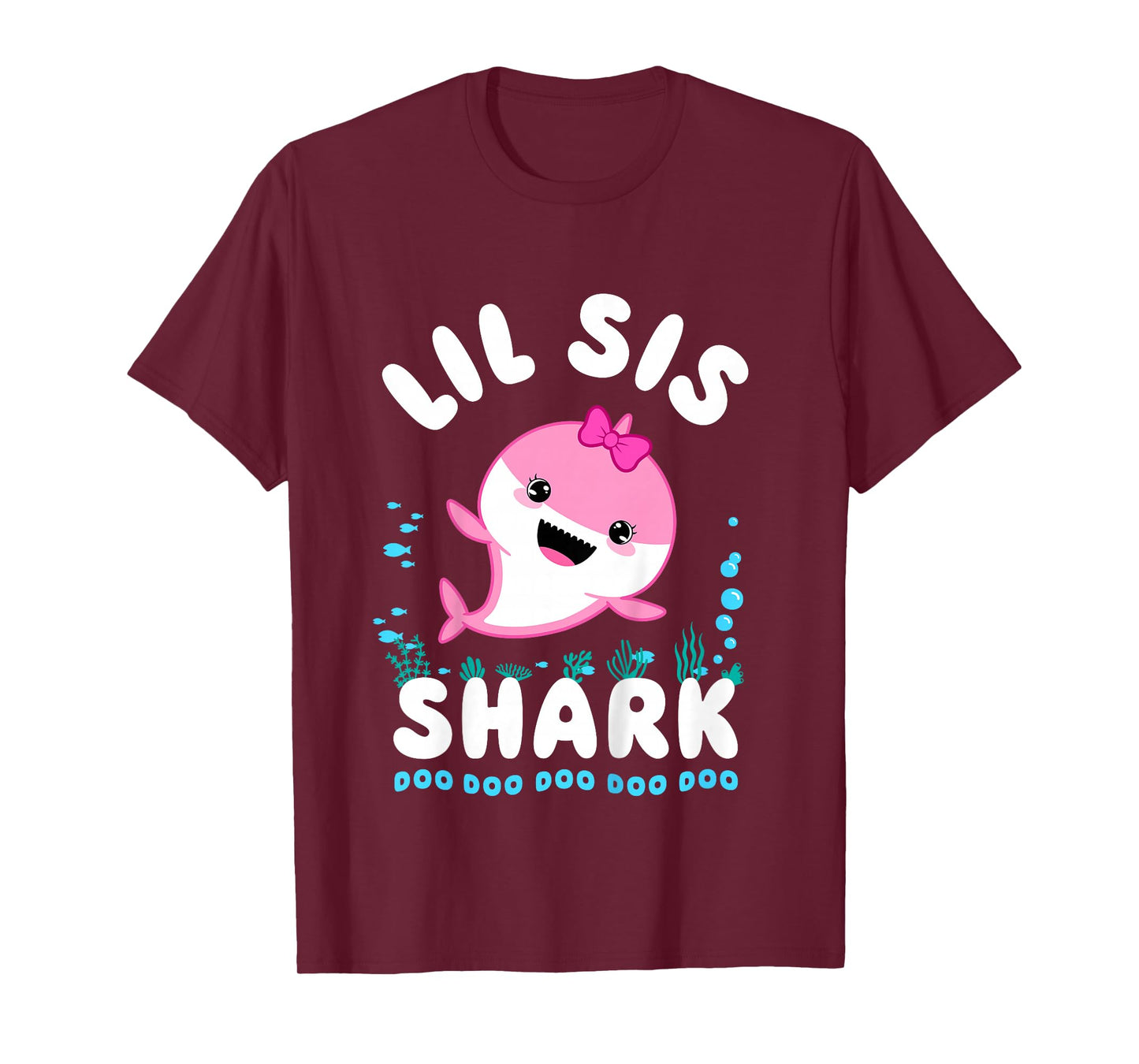 Lil Sis Shark Little Sister Kawaii T-Shirt