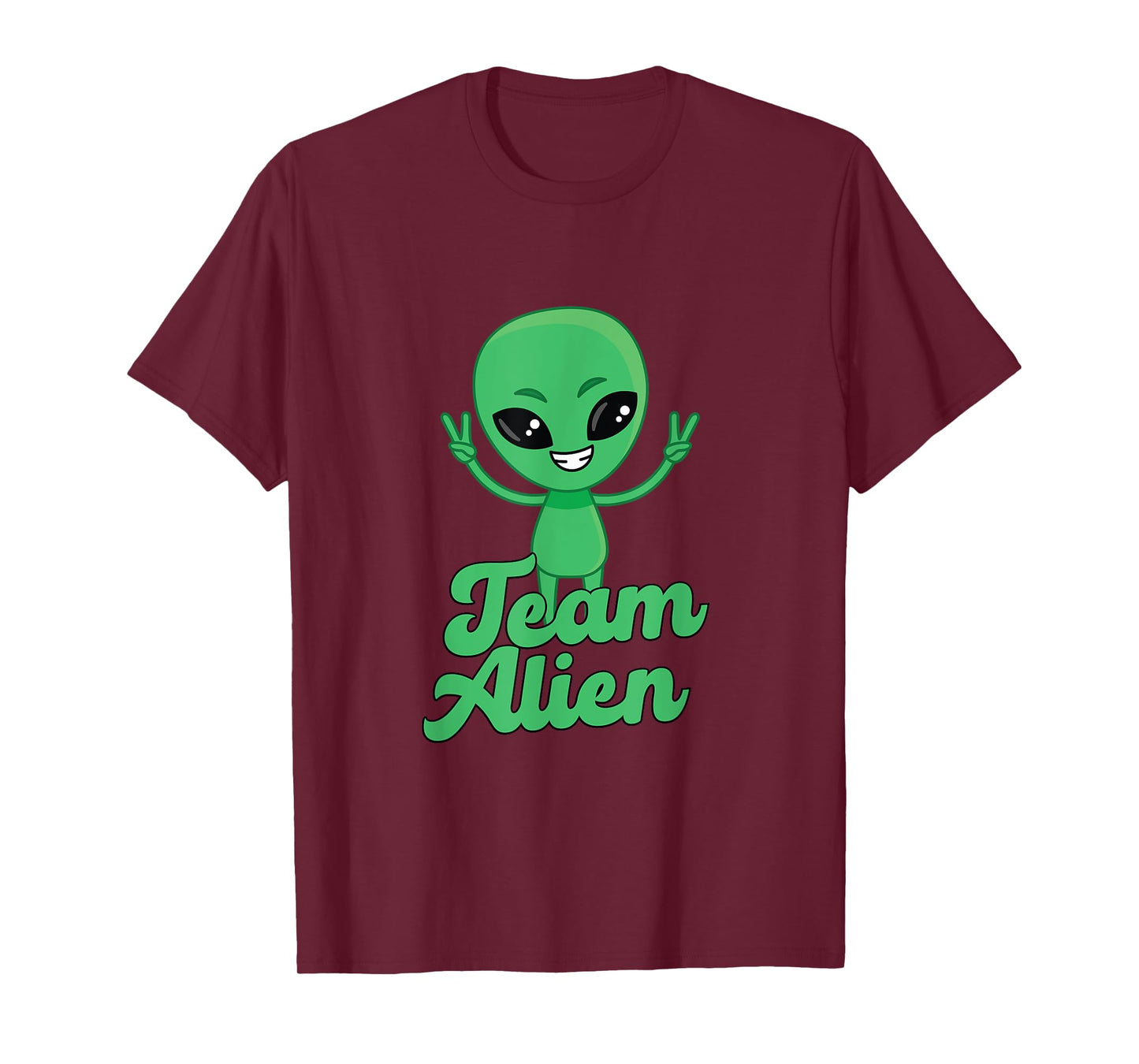 For Alien Aliens Lovers Green Alien Meme Team Alien Skin T-Shirt