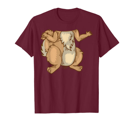 Cool Lazy Chipmunk Squirrel Halloween Costume Gift T-Shirt