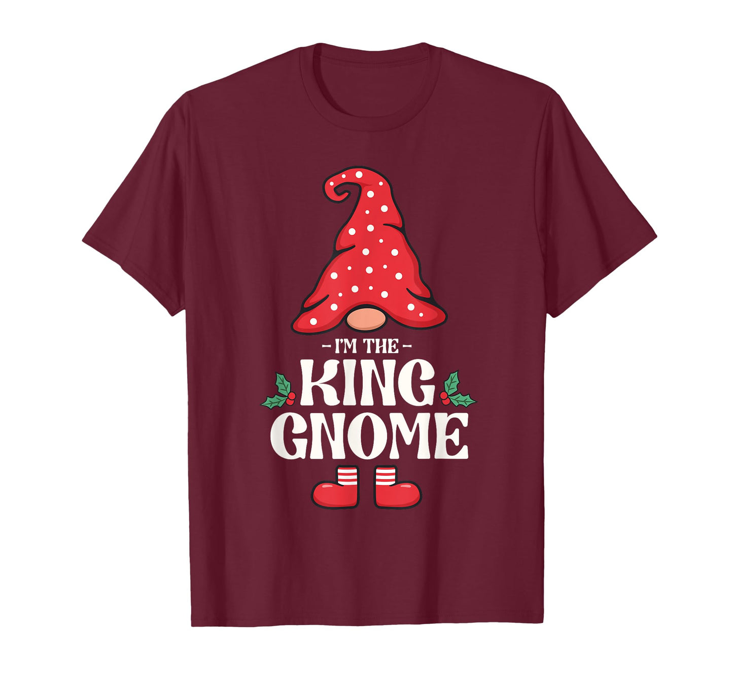 The King Gnome Funny Family Matching Group Christmas T-Shirt