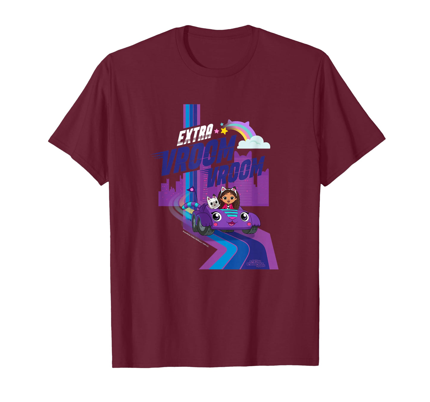 DreamWorks Gabby’s Dollhouse The Movie Extra Vroom Vroom T-Shirt