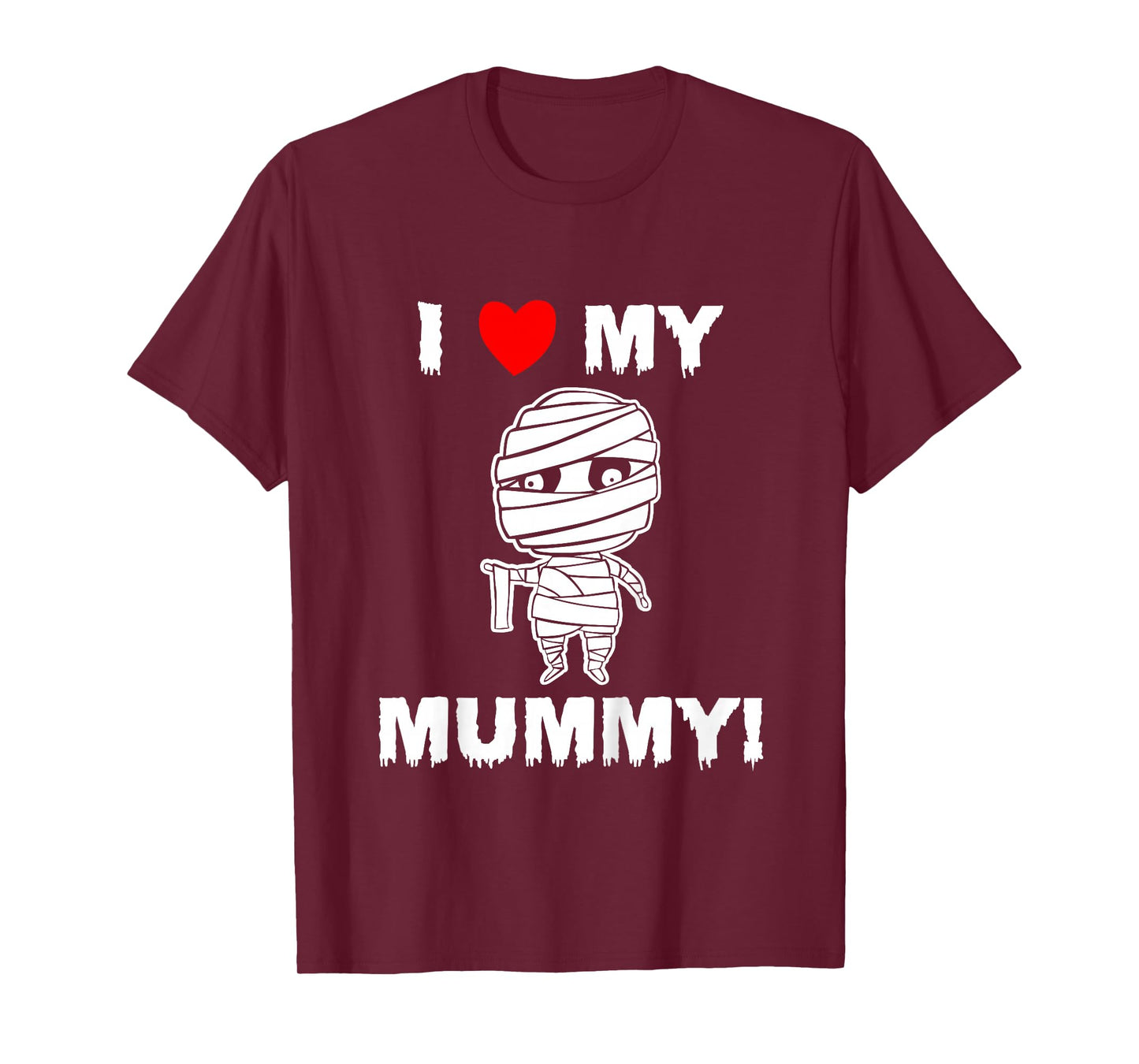 Kids Cute I Love My Mummy Funny Halloween T-Shirt